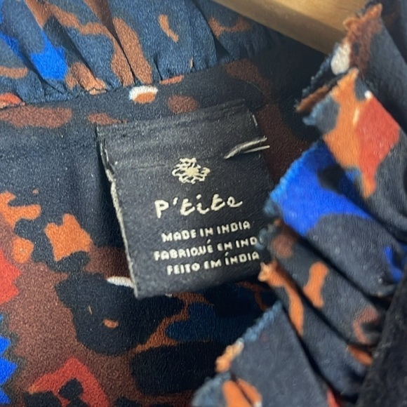 Maison Scotch Scotch & Soda Abstract Print Dress Size Petite Medium - Picture 4 of 14